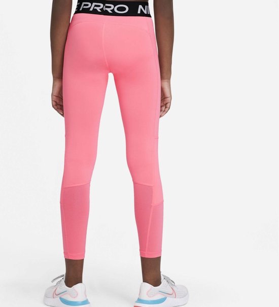 Nike Sportlegging - Maat 134 - Meisjes - roze/zwart/wit