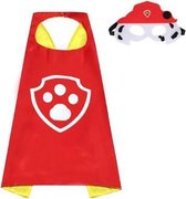 Paw Patrol Kostuum - Verkleed Feest - Halloween Set - Cosplay - Masker - Mantel - MARSHALL