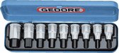 "Gedore dopsleutel-schroevendraaierset 1/2"" 9-delig IN 19 PM 5-17mm"
