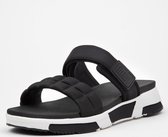 FitFlop™ Haylie Quilted Cube Slide Black - Maat 38