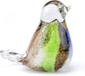Kristalglazen 3d Mini Vogel Urn Multi Color Fris (0.03 Liter) (gratis Sluitsetje) Geschikt Voor Dieren As En Mensen As Dieren Urn Mens Urn Gedenkglas