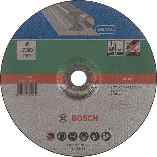Bosch slijpschijf - metaal - 230 x 3 mm - | bol.com