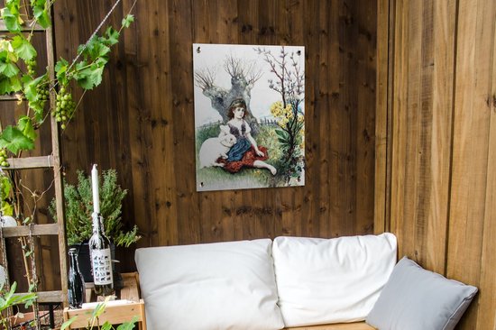 Affiche de jardin de scène de Pasen en vrac