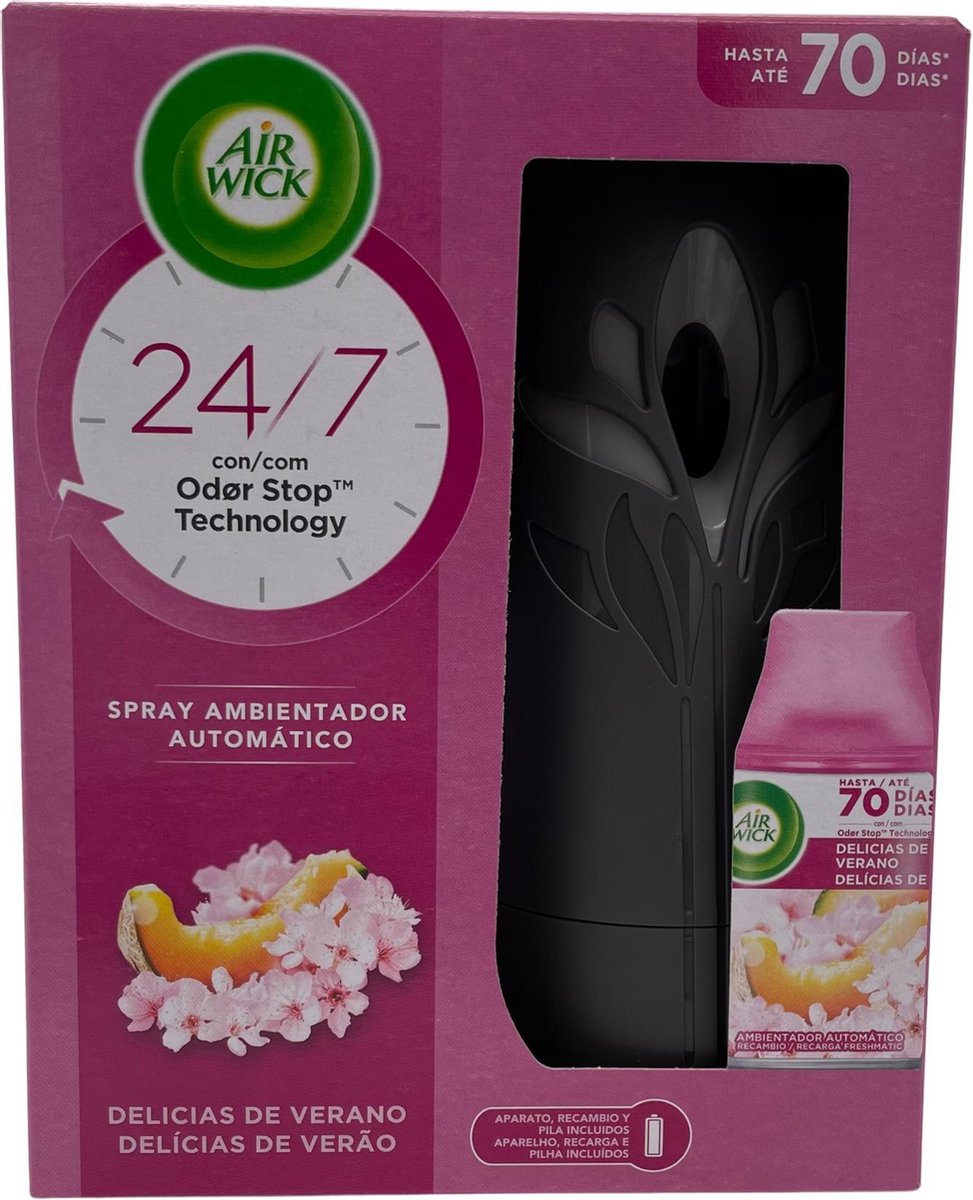 Airwick Freshmatic Max Houder + navulling Zalige Zomer
