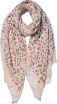 Clayre & Eef sjaal 70x180cm beige