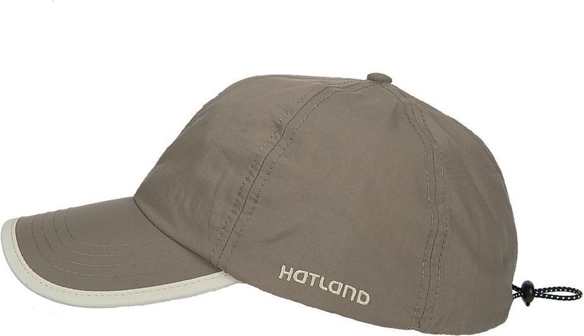 Hatland - UV pet voor heren - Stef - anti-muggen - Olijfgroen - maat L/XL (59CM)