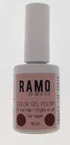 Ramo gelpolish 910261- Gellak - gel Nagellak - 15ml - uv&led - semi transparant-glitter-rood