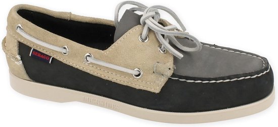 Sebago Dockside Blauw-Offwhite