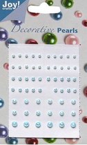 Joy!crafts decorative pearls licht blauw