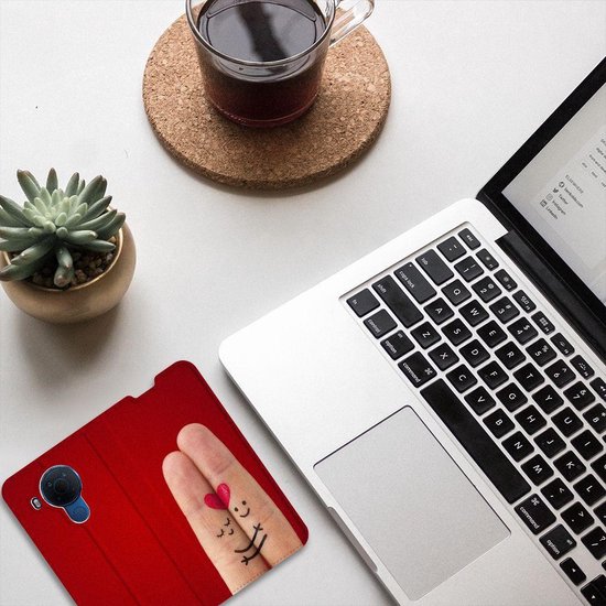 Étui cadeau pour femme Nokia 5.4 Smart Cover Love
