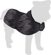 Honden Winterjas IJsbeer - Zwart - 45 cm ruglengte