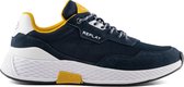 Replay Classic Check Heren Sneaker - Blauw - Maat 46