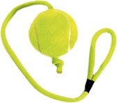 Hondenspeelgoed Tennisbal aan Touw - 6 cm