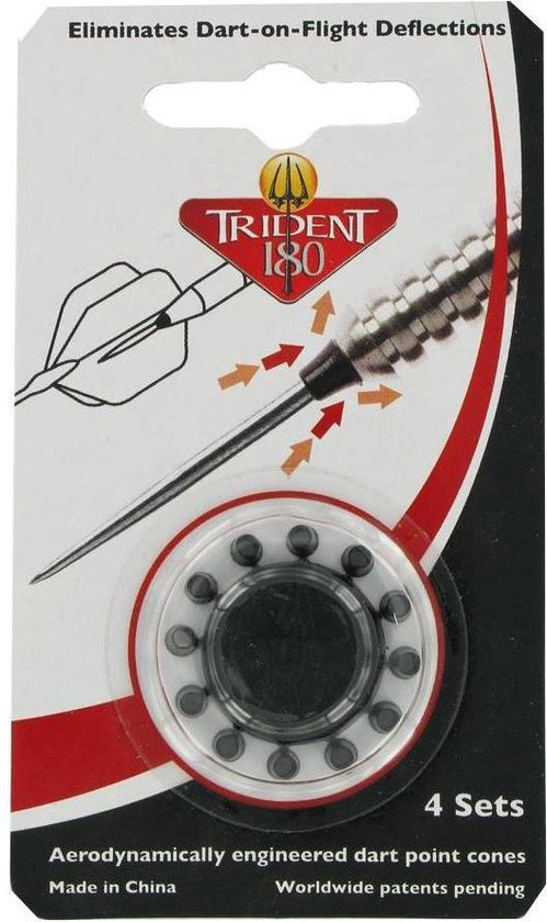Afbeelding van het spel Trident 180 Dartpoint Cones - Rood