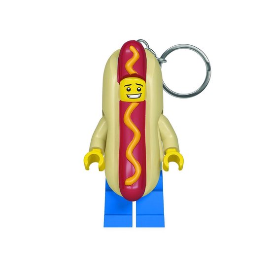 LEGO Iconic - Sleutelhanger - LED Lampje - Hotdog Man