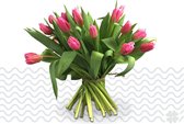 Verse bloemen boeket TULPEN (cadeau voor haar) - Roze - 50 per bos