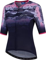 Rogelli Animal Fietsshirt - Korte Mouwen - Dames - Blauw, Roze - Maat XL