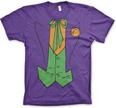 DC Comics Batman Heren Tshirt -XL- The Joker Suit Paars