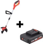 Ferm grastrimmer - incl accu & snellader - Snoerloos  snoeien - perfect voor moeilijke bereikbare plekken