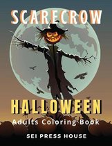 Scarecrow Halloween Adults Coloring Book