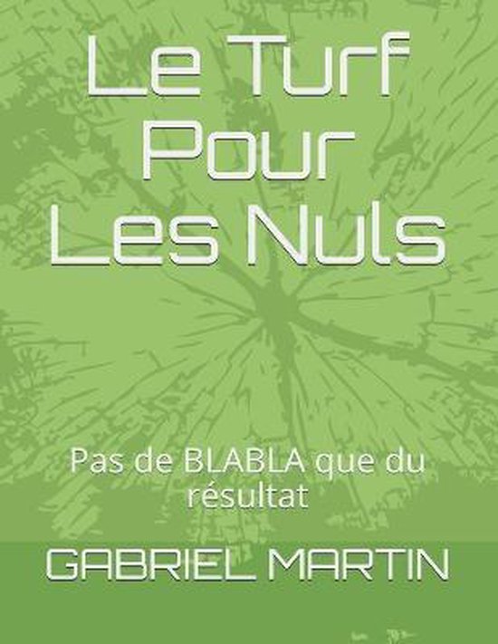 Le Turf Pour Les Nuls - cover