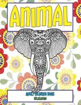 Adult Coloring Book Relaxation - Animal