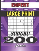 Sudoku 200 Puzzles Large Print Expert