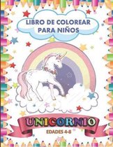 Unicornio Libro de colorear Para ninos Edades 4-8