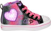 Skechers Twinkle Toes meisjes sneaker - Zwart - Maat 32