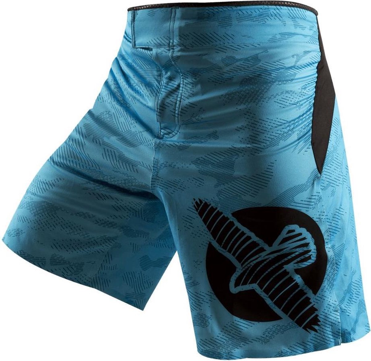 Hayabusa WELD3 Fight Shorts Blauw Zwart MMA Kleding Kies hier uw maat: L - Jeans Maat 34