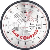Kikkerland Bar Compas - 16 cocktail recepten - Compact - Makkelijk te gebruiken - Cadeau tip