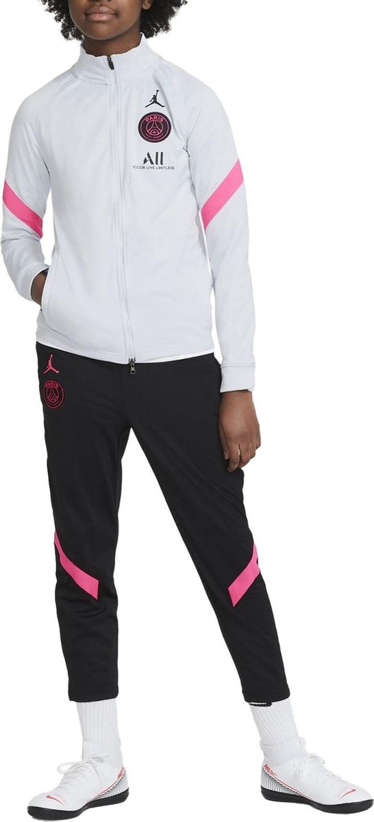 Nike Trainingspak - Maat 164 - Unisex - grijs/roze/zwart | bol.com