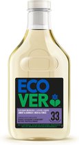 Ecover - Vloeibaar Wasmiddel Zwart & Donker - Limoen & Lotus - Voordeelverpakking 6 x 1,5 l - 6 x 33 wasbeurten