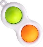 Fidget toys  -  Simple dimple - groen oranje