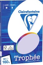 Clairefontaine Trophée - Lila - Kopieerpapier- A4 160 gram- 50 vellen