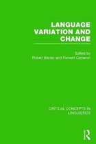 Critical Concepts in Linguistics- Language Variation and Change