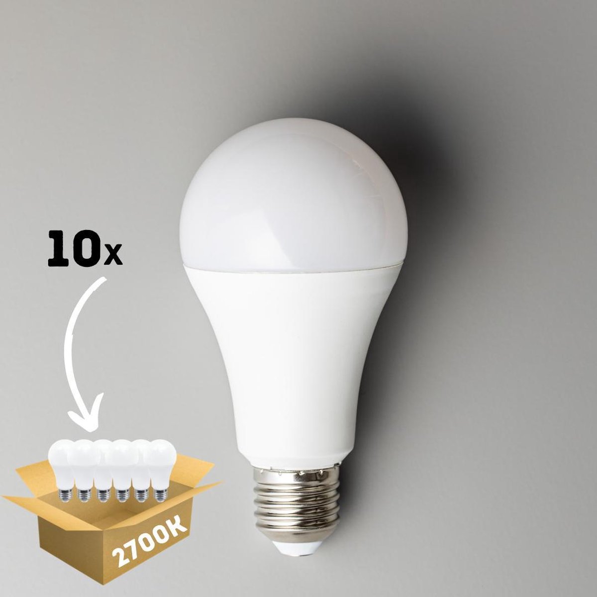 Proventa LongLife LED Lampen met grote E27 fitting - Voordeelverpakking -  10 x LED lamp | bol.com