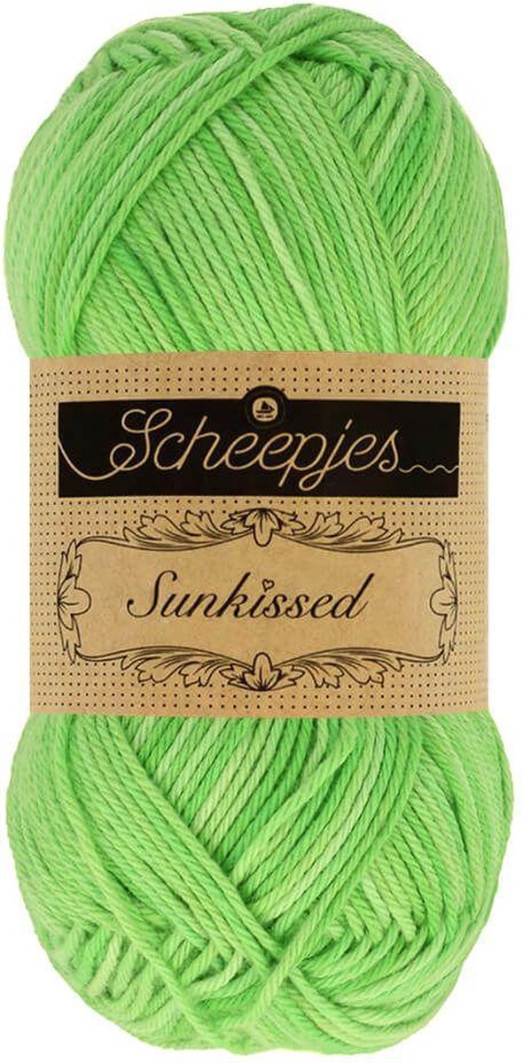 Scheepjes Sunkissed- 014 Spearmint Green 5x50gr