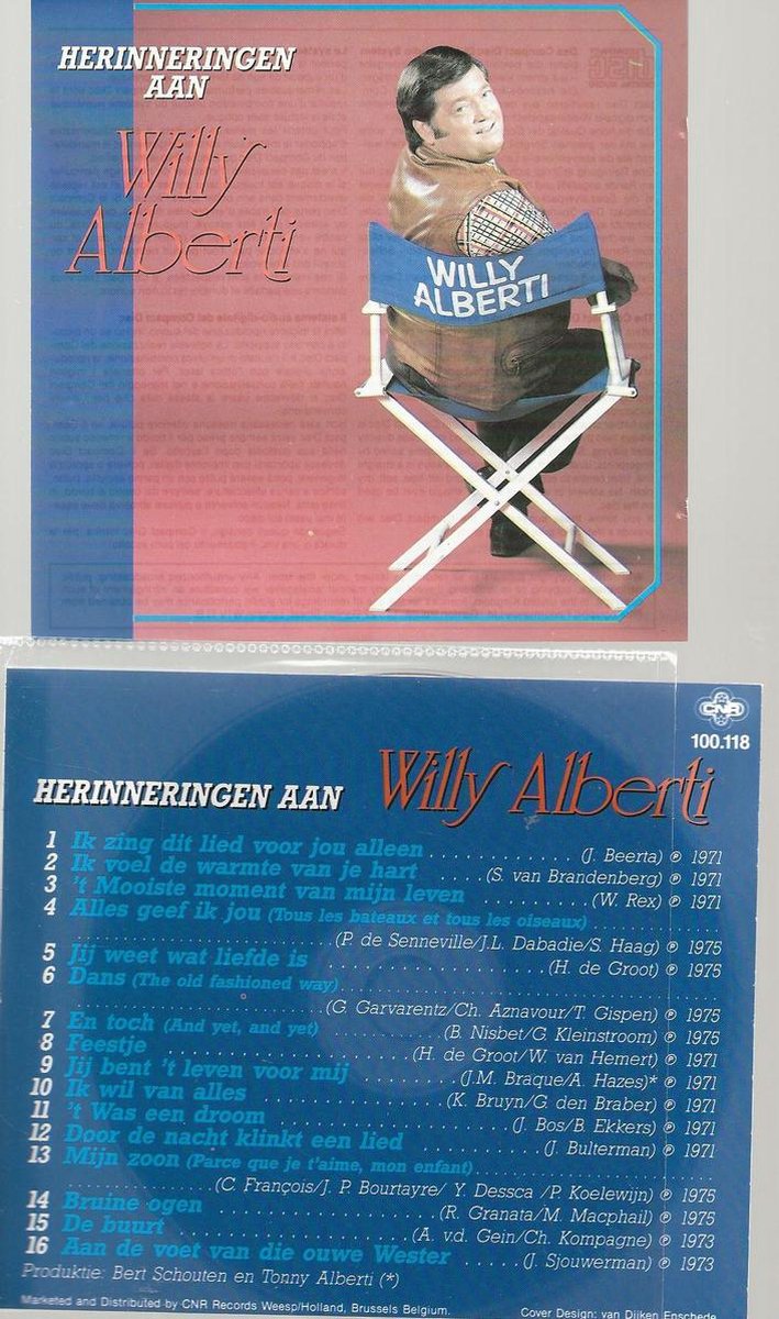 Herinneringen Aan Willy Alberti