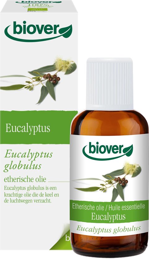 Biover Essentiële olie Eucalyptus globulus - Etherische olie - Luchtwegen  –Bio olie –... | bol.com