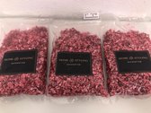 Decoratieve snippers set in het rood - drie stuks