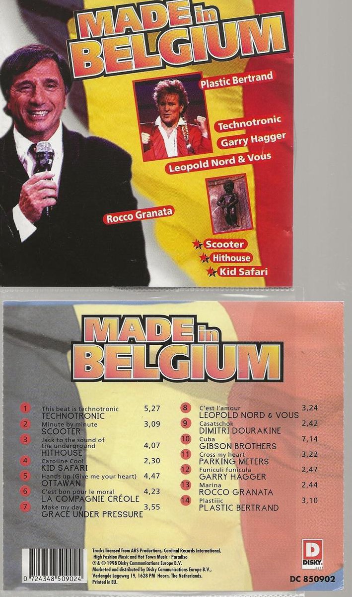 Various - Made In Belgium (Disky)