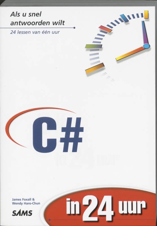 Cover van het boek 'C # in 24 uur' van James Foxall