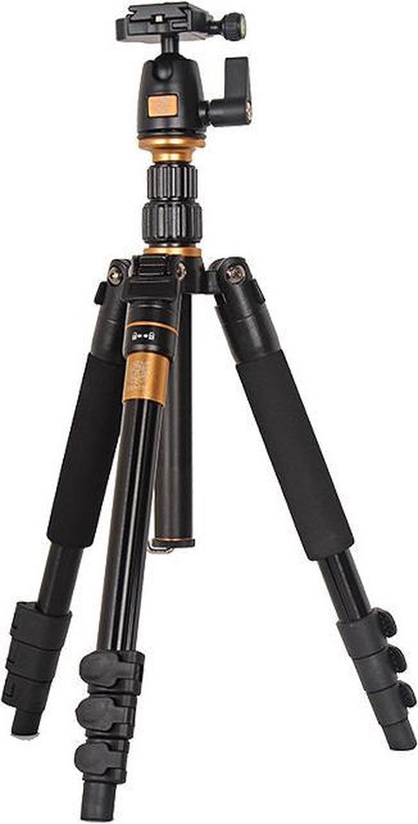 Aluminium Camera Statief & Monopod type Q555 + Balhoofd