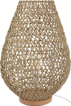 Atmosphera tafellamp Etel naturel - Lamp - Beuken - D. 37.5 x H. 55 cm