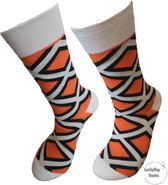 Verjaardag cadeautje  - Retro sokken - Sokken - Leuke sokken - Vrolijke sokken - Luckyday Socks - Sokken met tekst - Aparte Sokken - Socks waar je Happy van wordt - Maat 36-41