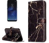 Voor Galaxy S8 Rose Gold Pattern Horizontale Flip Leather beschermhoes met houder & kaartsleuven & portemonnee