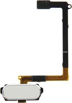 Home-knop Flex-kabel met vingerafdrukidentificatie voor Galaxy S6 / G920F (wit)