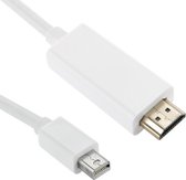 Mini DisplayPort naar HDMI mannelijke kabel, lengte: 1,5 m (wit)