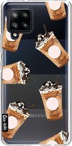 Casetastic Samsung Galaxy A42 (2020) 5G Hoesje - Softcover Hoesje met Design - Coffee To Go Print